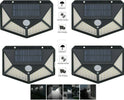 4pcs Lampada Luce Faretto Faro Esterno Energia Solare 100 Led Sensore Movimento Illuminazione/Illuminazione per esterni/Proiettori Trade Shop italia - Napoli, Commerciovirtuoso.it