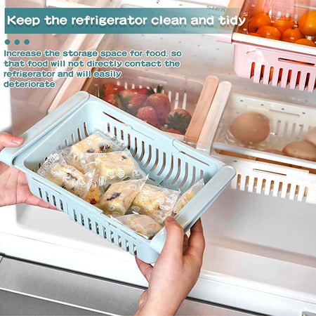 4 Aste Per Frigo Regolabili - Organizzatore Per Ripiani, Bianco - Foto 10