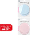 4pz-Spugne-Detergenti-Per-Pulizia-Viso-Make-Up-Dischetti-Struccanti-Morbidi-80mm