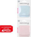 4pz Spugne Detergenti Per Pulizia Viso Make Up Dischetti Struccanti Rettangolari Bellezza/Accessori e strumenti di bellezza/Strumenti e accessori per trucco/Accessori per trucco viso/Spugne piumini e spugnette Trade Shop italia - Napoli, Commerciovirtuoso.it