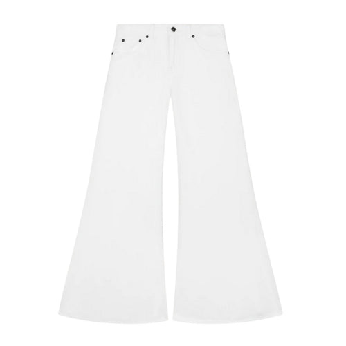 DONDUP pantaloni donna dondup - pantalone marlen - bianco da donna
