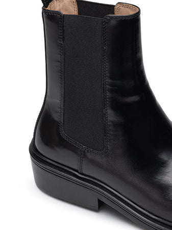 Bottega Veneta Stivaletto Fireman in pelle spazzolata da uomo