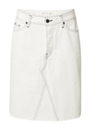 Tommy Hilfiger GONNA DNM RW A-LINE SKIRT ECRU da donna