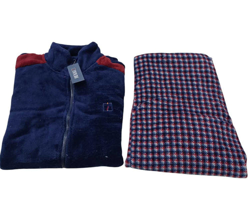 Pigiama Uomo Papalina Aperto con zip M Coral