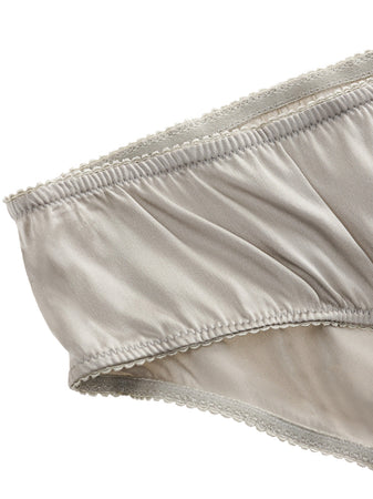 Dolce &amp; Gabbana Slip in Seta Grigio Chiaro da donna