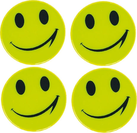 4x ADESIVO CON SMILE SMILEY RIFLETTENTE SORRISO IDEA REGALO GADGET STICKER  Trade Shop italia - Napoli, Commerciovirtuoso.it