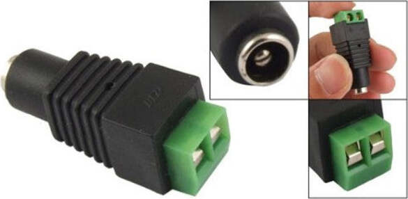 4x-Connettori-Adattatori-12v-Balun-Bnc-Jack-Rca-Per-Dvr-Sorveglianza-Telecamere
