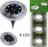 4X DISK LIGHTS PANNELLO SOLARE DA GIARDINO LED SENSORE CREPUSCOLARE FARETTO ip65 Illuminazione/Illuminazione per esterni/Luci per sentieri Zencoccostore - Formia, Commerciovirtuoso.it