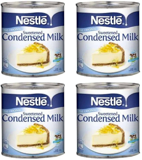 4x Nestle' Sweetened Condensed Milk Latte Condensato Zuccherato In Confezioni Da 397 G