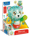 Clementoni Baby - Cleo e Leo - dolci leopardi - Peluche Parlante Interattivo, Gioco Educativo Prima Infanzia Bambini 6 Mesi, Gioco Pupazzo Neonato, Musicale, Luci e Suoni, Con Batterie, In Italiano