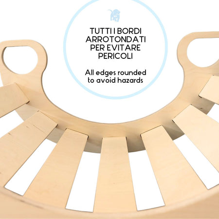 Rainbow Rocker Dindolò Dondolo Montessori
