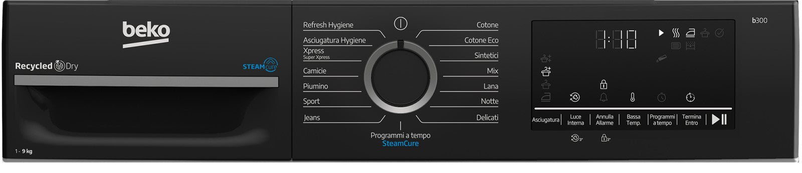 Beko BMEPT491SBI Asciugatrice Libera Installazione 9kg Classe C Inverter