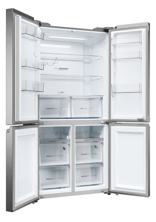 Haier HCR5919ENMP Frigorifero Side-by-Side Libera Installazione Platino