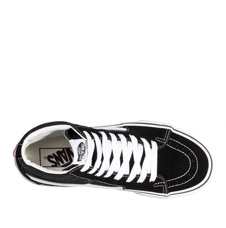 VANS Sneakers alte Donna art. Sk8-Hi Platform 2 (VN0A3TKN6BT1) in tela Black/True White