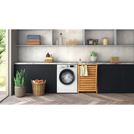 Hotpoint NR 748G WS A IT Lavatrice Libera Installazione 8kg 1400 Giri Bianco