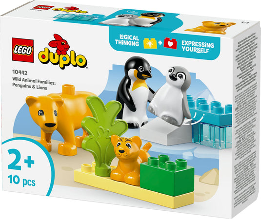 Lego Duplo Famiglie di Animali Pinguini e Leoni