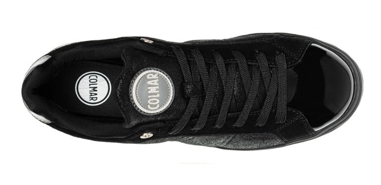 COLMAR Sneakers Donna art. BRADBURY H-1 GLOOM 16 in suede/tessuto Black