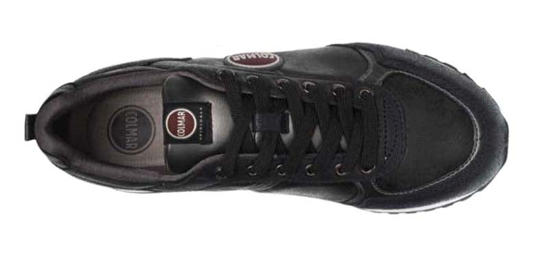 COLMAR Sneakers Donna art. TRAVIS PUNK HIGH OUTSOLE 106 in tessuto/sintetico Black