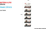 5 Batterie Cr1616 3v Pile A Bottone Per Orologi Telecomandi Apparecchi Maxtech Casa, arredamento e bricolage > Materiale Elettrico > Batterie e Pile Trade Shop italia - Napoli, Commerciovirtuoso.it