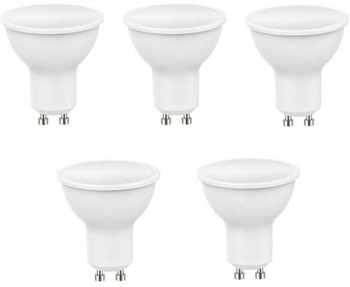 5 Faretto Led Gu10 Lampadina 5w Luce Bianca Lampadine Per Lampadario Applique
