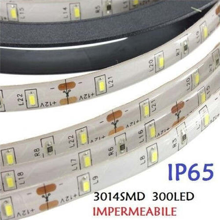 5 Metri Strip Striscia 300 Led 3014 Smd Per Esterno Ip65 12 V Dc Caldo Freddo Illuminazione/Strisce LED Trade Shop italia - Napoli, Commerciovirtuoso.it