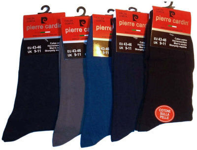 5 Paia Calza Uomo corta Pierre Cardin in cotone Pierre Cardin Pc Massimo