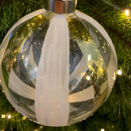 5 palline natalizie in vetro Oro Spennellate da Ø 10 cm, Pendaglio Tinta Unita Casa e cucina/Decorazioni per interni/Addobbi e decorazioni per ricorrenze/Decorazioni natalizie/Addobbi e decorazioni/Palle e palline MagiediNatale.it - Altamura, Commerciovirtuoso.it