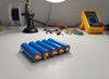 5 Batterie 18650 3,7V Litio 2200mAh Ricaricabile Paglietta Linguette Lamelle saldabili