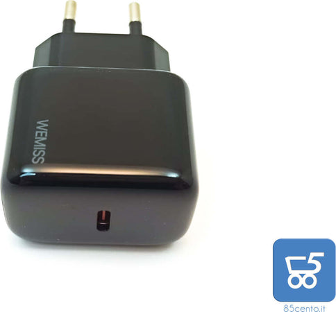 5 Pezzi Caricatore Rapido USB type C 20W Universale PD 3.0 per i Phone 12, 12 Mini, 12 Pro Max,11,11pro,XS,XR,8 Plus,Pad Pro,Air,Galaxy S21 e altri modelli