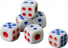 5-Pezzi-Dadi-Dado-In-Plastica-6-Facce-Gioco-Da-Tavolo-Poker-Dungeons-Dragons