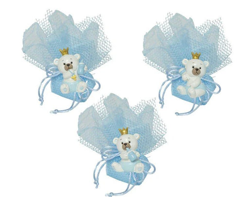 5 Pezzi Orsetto 3d Resina Nascita Bimbo Harmony