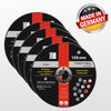 5 Dischi da taglio per INOX e metalli in genere Ø 125mm spessore 1.2mm uso professionale Made in germany