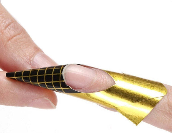 5 ROTOLI 2500 CARTINE ORO NAIL ART ALLUNGAMENTO RICOSTRUZIONE UNGHIE TIPS SAGOME Bellezza/Manicure e pedicure/Decorazioni per unghie/Unghie finte e accessori/Sagome per unghie Trade Shop italia - Napoli, Commerciovirtuoso.it