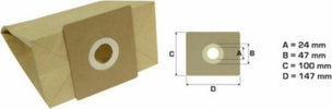 5 SACCHETTI ASPIRAPOLVERE TERMOZETA COMPACT 1300 - 3000 - STAR - PLUS - 4000RP - NS 271 Casa e cucina/Aspirapolvere e pulizia di pavimenti e finestre/Accessori per aspirapolvere/Sacchetti per aspirapolvere/Sacchetti per aspirapolvere verticale Rossi Ricambi - Venetico Marina, Commerciovirtuoso.it