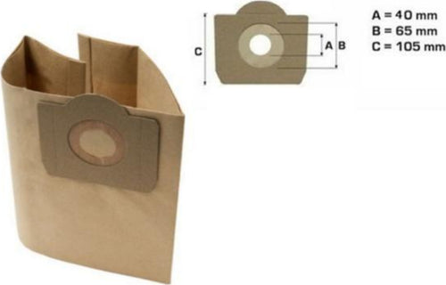 5 SACCHETTI BIDONE ASPIRATUTTO ROWENTA MULTICRAFT BULLY - NS 264 Casa e cucina/Aspirapolvere e pulizia di pavimenti e finestre/Accessori per aspirapolvere/Sacchetti per aspirapolvere/Sacchetti per aspirapolvere a bidone Rossi Ricambi - Venetico Marina, Commerciovirtuoso.it