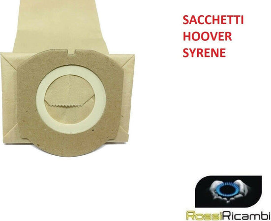 5 SACCHETTI SCOPA ELETTRICA HOOVER SYRENE SR71 - SR01011 - NS 440 Casa e cucina/Aspirapolvere e pulizia di pavimenti e finestre/Accessori per aspirapolvere/Sacchetti per aspirapolvere/Sacchetti per aspirapolvere verticale Rossi Ricambi - Venetico Marina, Commerciovirtuoso.it