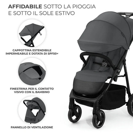 Passeggino TRIG 3 Kinderkraft-Grigio