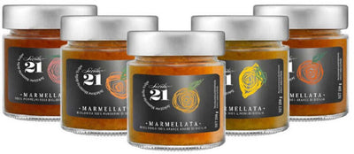 5 Vasetti Marmellata artigianale SECOLO21 marmellata Solo Frutta Degustazione marmellate Vari Gusti 5 x 230 gr
