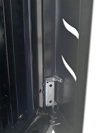 Armadio Rack 19'' a Muro 12 Unità P.600 mm Flat Pack Nero