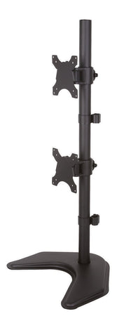 Supporto da Scrivania 2 Monitor 13-27'' Fissaggio con Base o Vite Passante