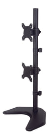 Supporto da Scrivania 2 Monitor 13-27'' Fissaggio con Base o Vite Passante