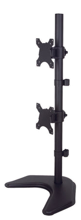 Supporto da Scrivania 2 Monitor 13-27'' Fissaggio con Base o Vite Passante