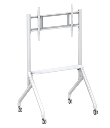 Supporto Mobile da Pavimento Multifunzione per TV LCD/LED/Plasma 65-100'' Bianco