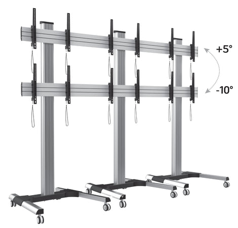 Supporto a Pavimento per 6 TV LCD/LED 22-55'' per Video Wall