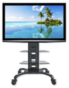 Supporto a Pavimento con 2 Mensole Trolley TV LCD/LED/Plasma 32-70''