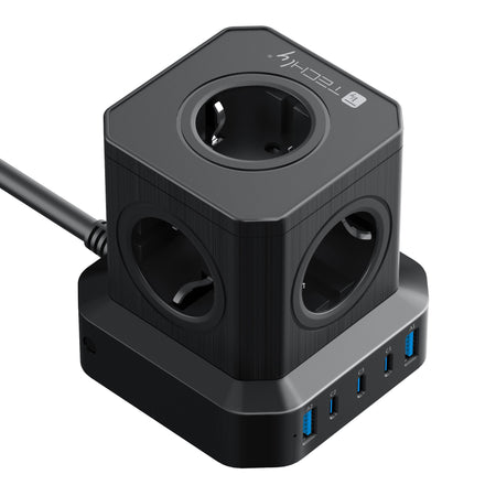 Multipresa da Tavolo USB Cube 5p 2xUSB-A 3xUSB-C