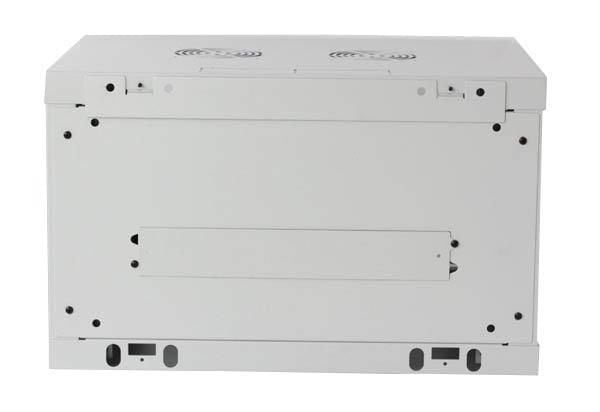 Armadio Rack 19'' a muro 15 unità sezione unica prof. 450mm Grigio