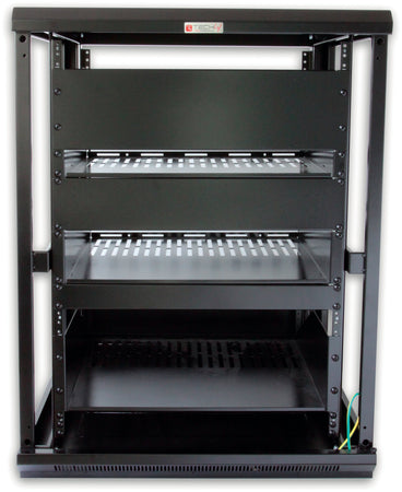 Armadio Rack 19'' 600x600 15U per Audio Video Nero