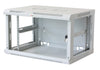 Armadio Rack 19'' a muro 6 unità sezione unica prof. 600mm Grigio