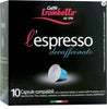 50 Capsule Compatibili Nespresso Caffè Trombetta L'Espresso Decaffeinato 50 pezzi Capsule Compatibili Nespresso Caffè Trombetta L'Espresso Decaffeinato, 50 pezzi Non solo alimenti - Albano Laziale, Commerciovirtuoso.it